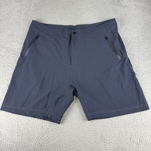 Mack Weldon Shorts Mens Sz XXL Blue 4 Way Active Drawstring Performance‎ Stretch